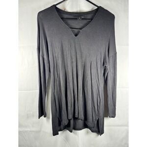 Metaphor Women's‎ Black 3/4 Sleeve With Silver Embellishment Size Small